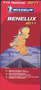 Michelin nationale kaart 714 Benelux 2011 - (ISBN 9782067155909)
