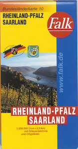 Rheinland-Pfalz Saarland deelkaart 1:250.000 - (ISBN 9783827918260)