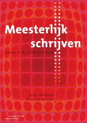 Meesterlijk schrijven - Jacob Eikelboom, Monique de Graaf (ISBN 9789046964460)