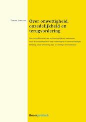 Over nietigheid en terugvordering - Tobias Jonkers (ISBN 9789462903937)