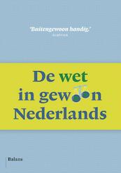 De wet in gewoon Nederlands - Douwe Brongers (ISBN 9789460036866)