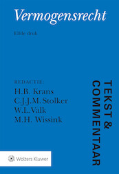 Tekst & Commentaar Vermogensrecht - H.B. Krans (ISBN 9789013160833)