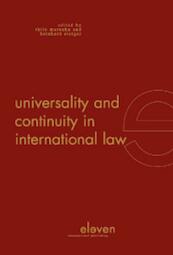 Universality and Continuity in International Law - (ISBN 9789490947071)