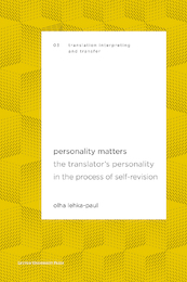 Personality Matters - Olha Lehka-Paul (ISBN 9789462702394)