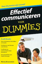 Effectief communiceren voor Dummies - Marty Broustein (ISBN 9789045352848)