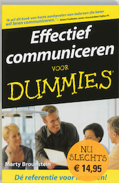 Effectief communiceren voor Dummies - Marty Brounstein (ISBN 9789043010412)