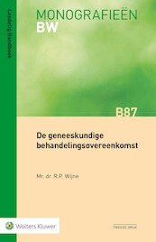 De geneeskundige behandelingsovereenkomst - R.P. Wijne (ISBN 9789013142365)
