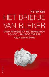 Het briefje van Bleker - Peter Kee (ISBN 9789045022345)