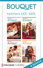 Bouquet e-bundel nummers 4021 - 4024 - Kate Hewitt, Louise Fuller, Melanie Milburne, Carol Marinelli (ISBN 9789402538908)