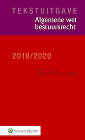 Tekstuitgave Algemene wet bestuursrecht 2019/2020 - (ISBN 9789013155471)