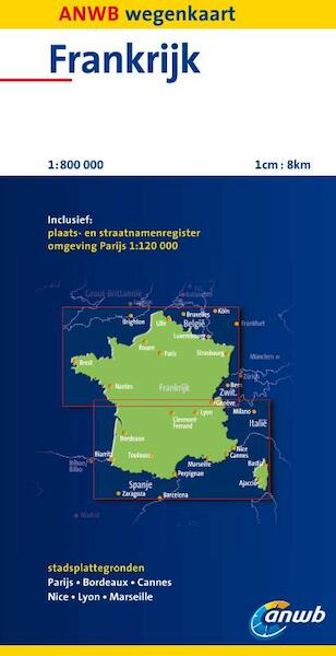 ANWB Wegenkaart Frankrijk - (ISBN 9789018035051)