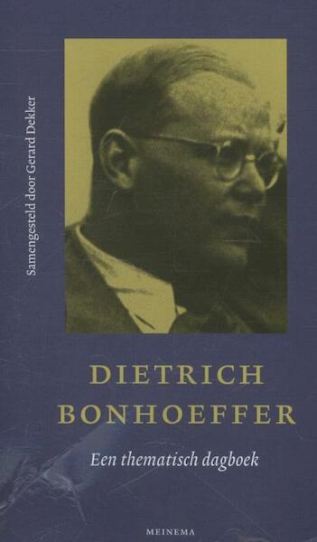 Een thematisch dagboek - Dietrich Bonhoeffer (ISBN 9789021143644)