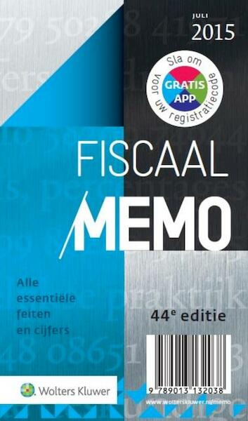 Fiscaal Memo / juli 2015 - (ISBN 9789013132045)