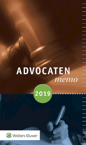 Advocatenmemo 2019 - (ISBN 9789013153132)