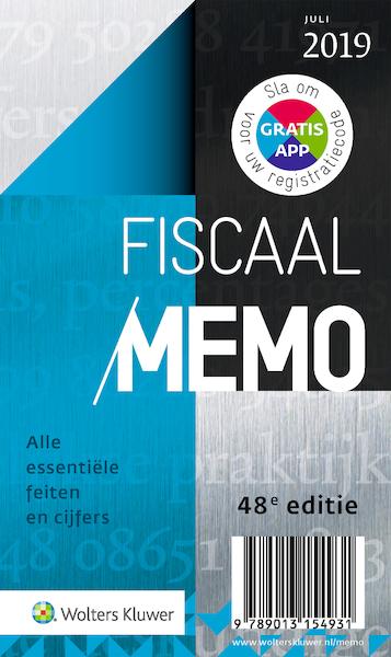 Fiscaal Memo juli 2019 - (ISBN 9789013154948)