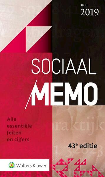 Sociaal Memo juli 2019 - (ISBN 9789013152838)
