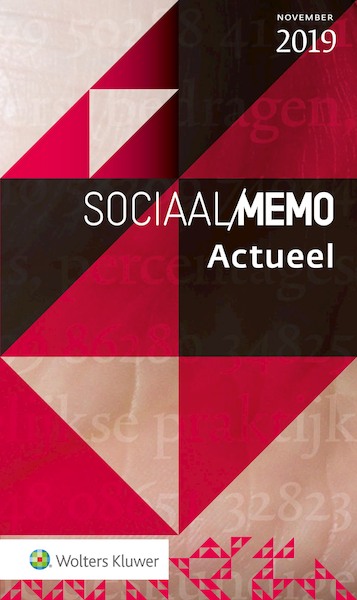 Sociaal Memo Actueel november 2019 - (ISBN 9789013157208)