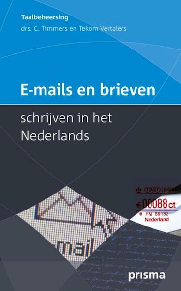 E-mails en brieven schrijven in het Nederlands - Corriejanne Timmers (ISBN 9789000314874)