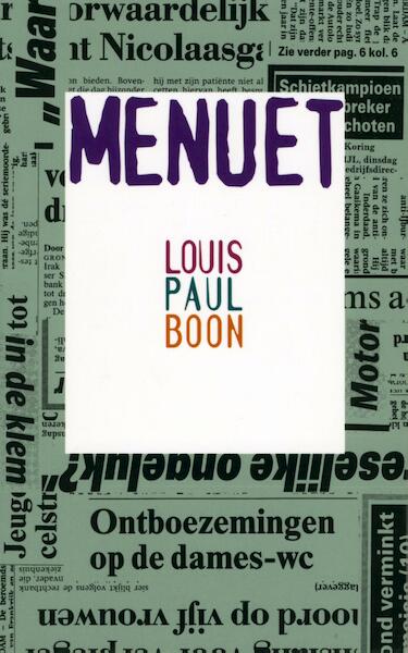 Menuet - Louis Paul Boon (ISBN 9789029580687)