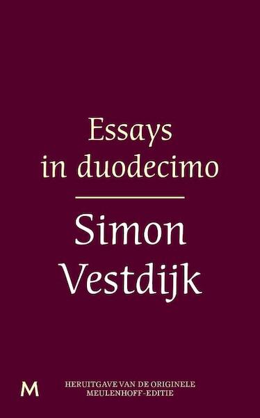 Essays in Duodecimo - Simon Vestdijk (ISBN 9789402301274)