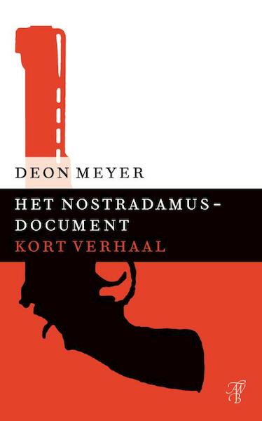Het Nostradamus-document - Deon Meyer (ISBN 9789044974058)