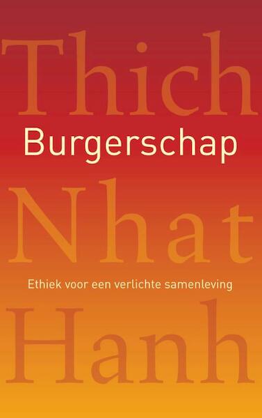 Burgerschap - Thich Nhat Hahn (ISBN 9789025903541)