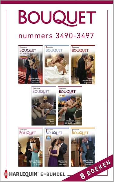 Bouquet e-bundel nummers 3490-3497 - Sarah Morgan, Jacqueline Baird, Cathy Williams, Jennie Lucas, Sandra Marton, Julia James, Robyn Donald, Lee Wilkinson (ISBN 9789402500912)