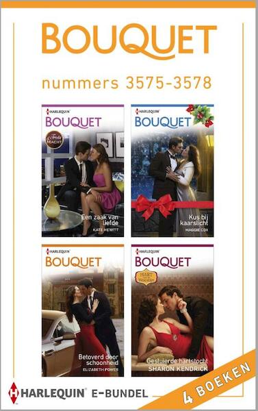 Bouquet e-bundel nummers 3575-3578 - Kate Hewitt, Maggie Cox, Elizabeth Power, Sharon Kendrick (ISBN 9789402507294)