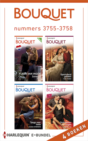 Bouquet E-bundel nummers 3755-3758 (4-in-1) - Fleur van Ingen, Tara Pammi, Susan Stephens, Maggie Cox (ISBN 9789402524819)