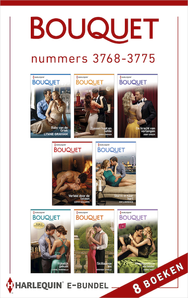 Bouquet e-bundel nummers 3768-3775 (8-in-1) - Lynne Graham, Sara Craven, Carole Marinelli, Abby Green (ISBN 9789402525243)