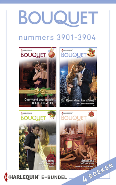 Bouquet e-bundel nummers 3901 - 3904 (4-in-1) - Kate Hewitt, Melanie Milburne, Caitlin Crews, Fiona Hood-Stewart (ISBN 9789402532036)
