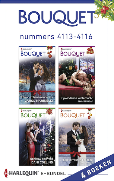 Bouquet e-bundel nummers 41013 - 4116 - Carol Marinelli, Clare Connelly, Dani Collins, Kate Walker (ISBN 9789402543629)