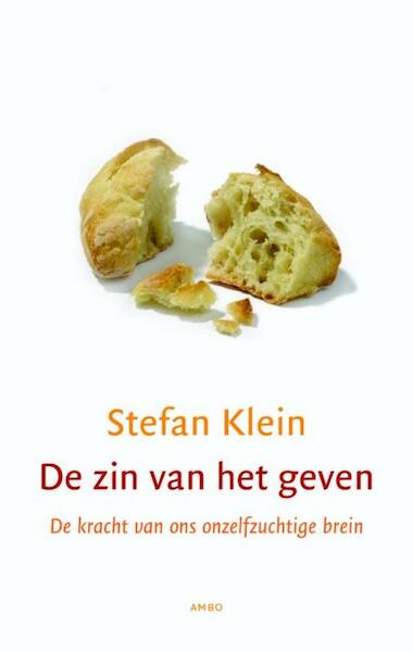 De zin van het geven - Stefan Klein (ISBN 9789026324451)
