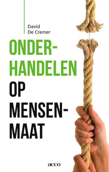 Onderhandelen op mensenmaat - David de Cremer (ISBN 9789033484544)