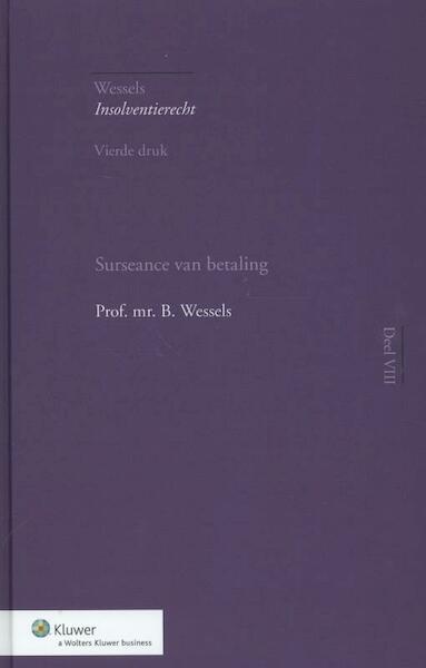 Surseance van betaling - B. Wessels (ISBN 9789013125054)