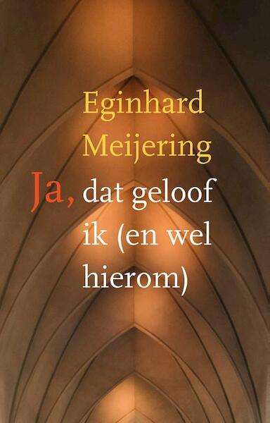 Ja, dat geloof ik (en wel hierom) - Eginhard Meijering (ISBN 9789043525824)