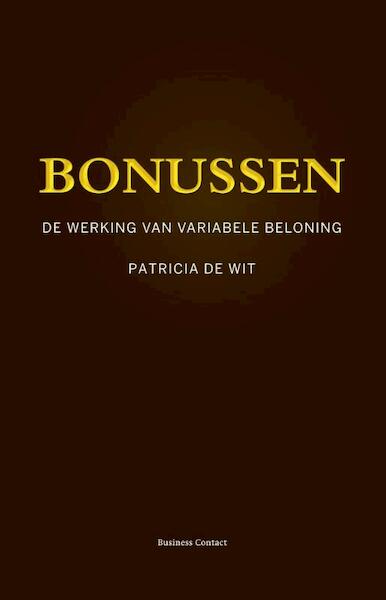 Bonussen - Patricia de Wit (ISBN 9789047004677)