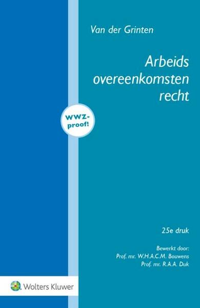 Arbeidsovereenkomstenrecht - Van der Grinten (ISBN 9789013132946)