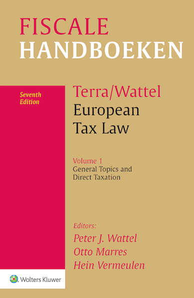 European Tax Law - Ben Terra, Peter J. Wattel (ISBN 9789013133615)