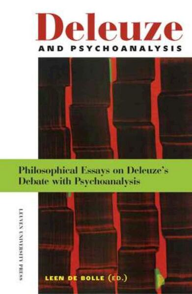 Deleuze and Psychoanalysis - Tomas Geyskens, Lyat Friedman, Christian Kerslake, Peter Hallward (ISBN 9789058677969)