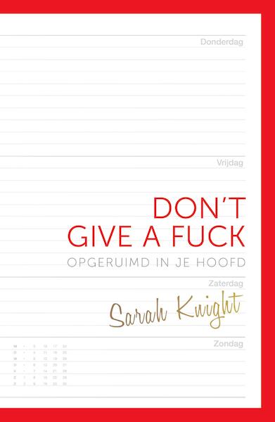 Don't give a fuck - Sarah Knight (ISBN 9789021561905)