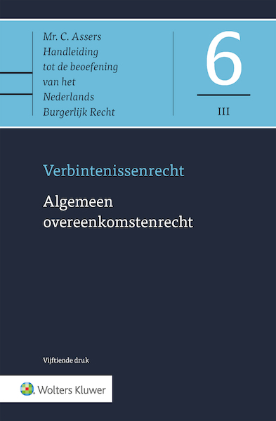 Asser 6-III Algemeen overeenkomstenrecht - C.H. Sieburgh (ISBN 9789013149883)
