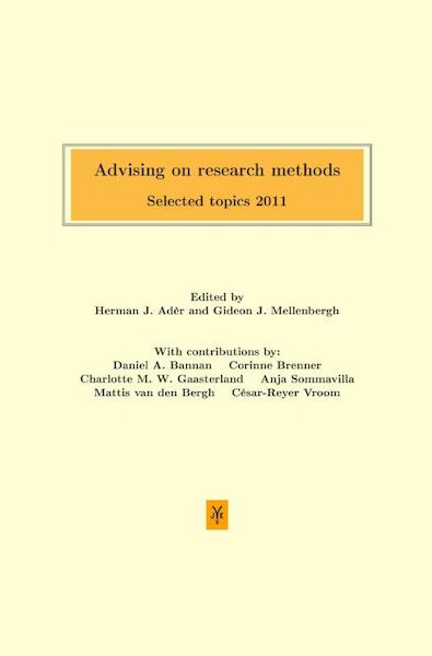 Advising on research methods - (ISBN 9789079418169)