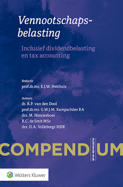 Compendium vennootschapsbelasting - (ISBN 9789013151114)