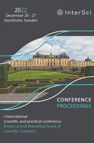 Conference Proceedings - I International scientific and practical conference 