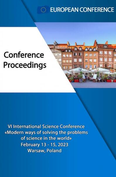MODERN WAYS OF SOLVING THE PROBLEMS OF SCIENCE IN THE WORLD - European Conference (ISBN 9789403688558)