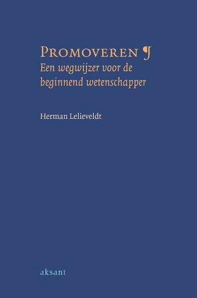 Promoveren - H. Lelieveldt (ISBN 9789052602295)
