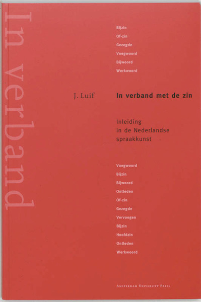 In verband met de zin - J. Luif (ISBN 9789048506989)