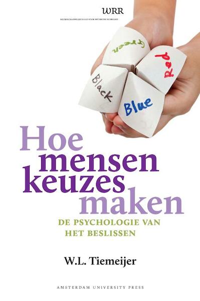 Hoe mensen keuzes maken - W.L. Tiemeijer (ISBN 9789048514014)