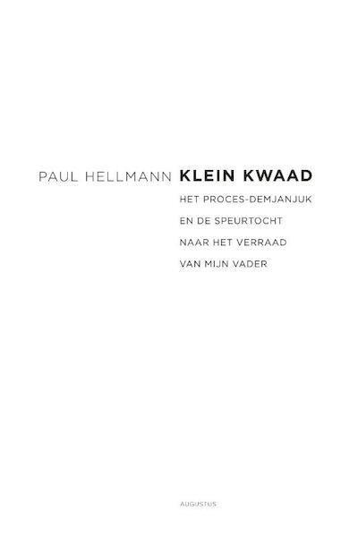 Klein kwaad - Paul Hellmann (ISBN 9789045705149)